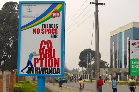 Le Rwanda sur la liste des pays les moins corrompus d’Afrique