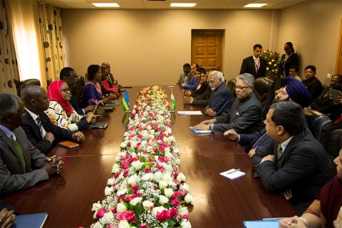 Le Rwanda et l’Inde planchent sur une coopération d’affaires plus renforcée dans les TIC