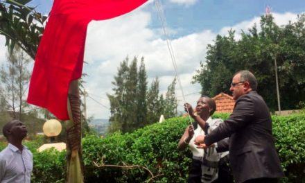 L’Ambassade du Maroc au Rwanda a hissé son drapeau à Kinyinya/Kigali