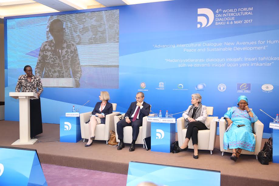 Jeannette Kagame participe à Bakou au Dialogue interculturel mondial
