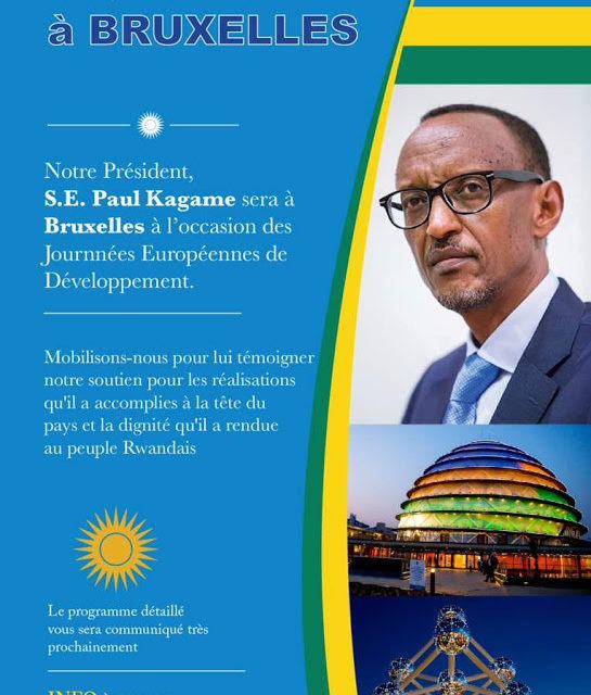 Le Président Paul Kagame à Bruxelles, 7-8 juin 2017