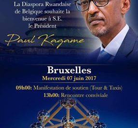 La Diaspora Rwandaise de Belgique souhaite la bienvenu à S.E Paul Kagame