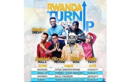 Cinq artistes invités dans le ’Rwanda Turn Up’