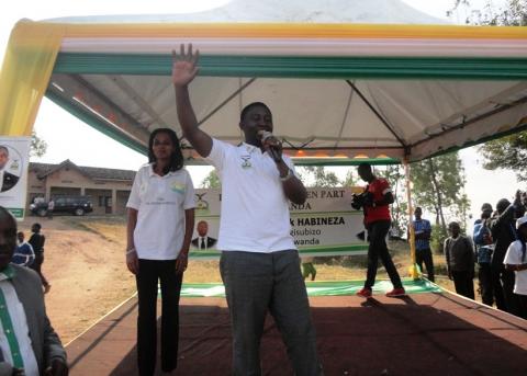 Présidentielle au Rwanda: le Parti démocratique vert en meeting