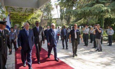 Netanyahou et Rivlin ont réservé un salut commun au Président Kagame à Jérusalem