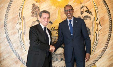 Le Président Paul Kagame reçoit à Kigali, Nicolas Sarkozy, ancien Président français