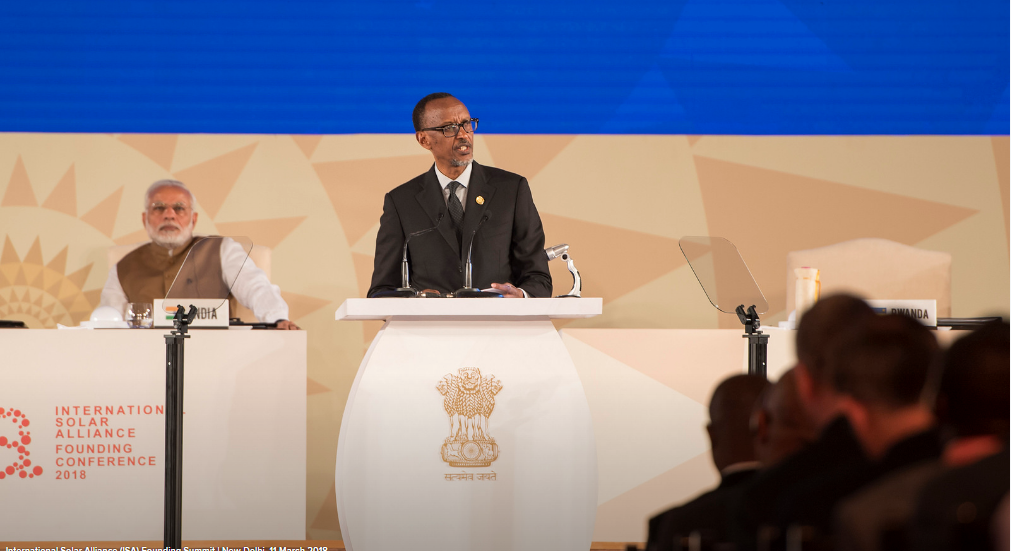 Le Président Paul Kagame mobilise le secteur privé pour le financement de l’énergie solaire (New Delhi – Inde).