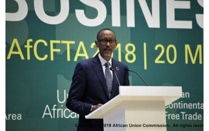 Paul Kagame (Sommet de l’Union Africaine) – «nous allons signer un accord historique en créant la Zone de Libre-Échange Continental Africaine»