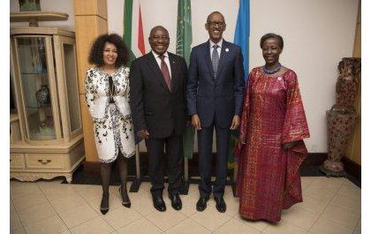 Cyril Ramaphosa à Kigali s’engage à régler la question de visa entre Afrique du Sud et Rwanda