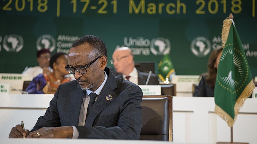 Rwanda – Projet de loi sur la « Zone de Libre-Échange Continentale Africaine » est prêt à être déposé devant la Chambre basse.