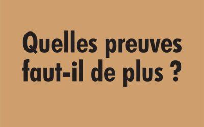 Livre: Quelles preuves faut-il de plus ?