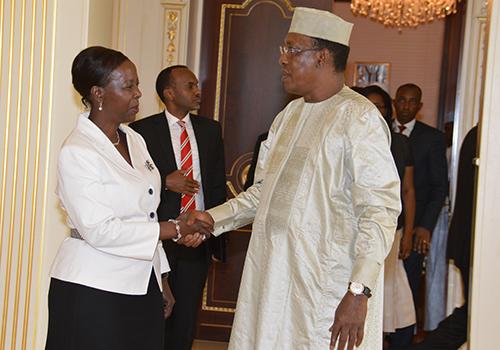La patronne de la diplomatie rwandaise reçue par le Président tchadien