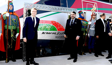 Sa Majesté le Roi Mohammed VI et le Président français inaugurent le Train marocain à Grande Vitesse « Al BORAQ »
