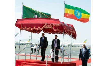 Perezida Kagame yageze i Addis Ababa mu nama azatangamo inshingano za AU