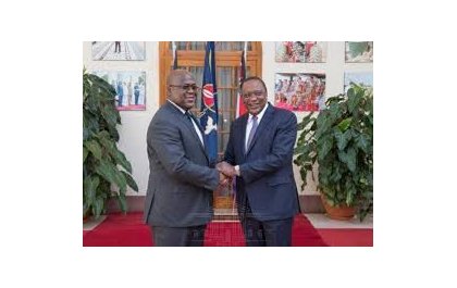 Le président Tshisekedi rencontre Kenyatta pour une discussion sur les relations bilatérales