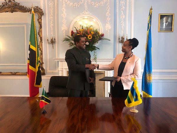 Le Rwanda et Saint-Kitts-et-Nevis établissent des relations diplomatiques