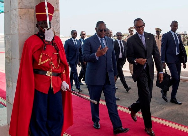 Le Président Kagame a participé à la prestation de serment de son homologue sénégalais