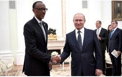 Perezida Kagame yitabiriye inama ya mbere igiye guhuza Afurika n’u Burusiya