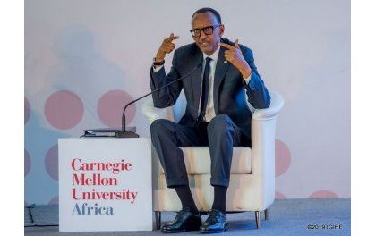 A l’inauguration de Carnegie Mellon-Afrique, Kagame parle de ses choix idéologiques de 1994 de non Revenge et Reconciliation