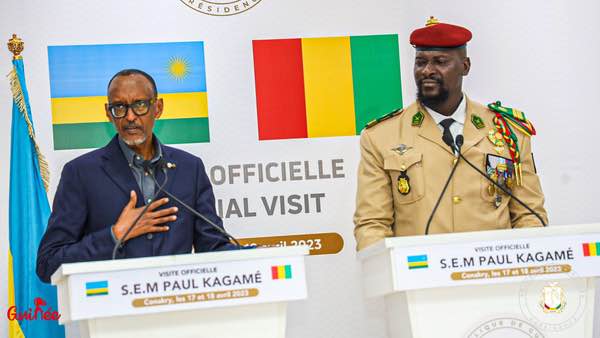 Le Président Kagame en Guinée pour une visite de travail