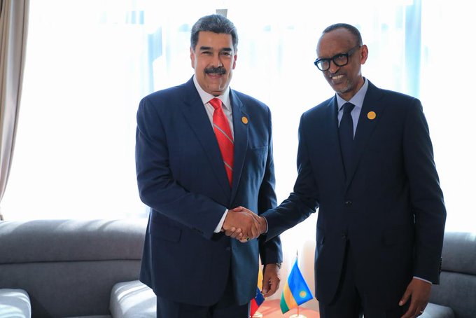 Kagame na Maduro wa Venezuela bemeranyije gushimangira ubufatanye buteza imbere abaturage