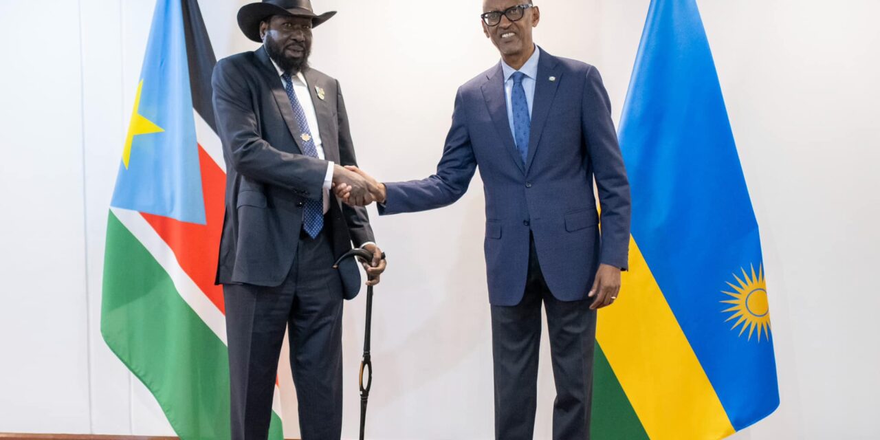 Perezida wa Sudani y’Epfo ari mu Rwanda