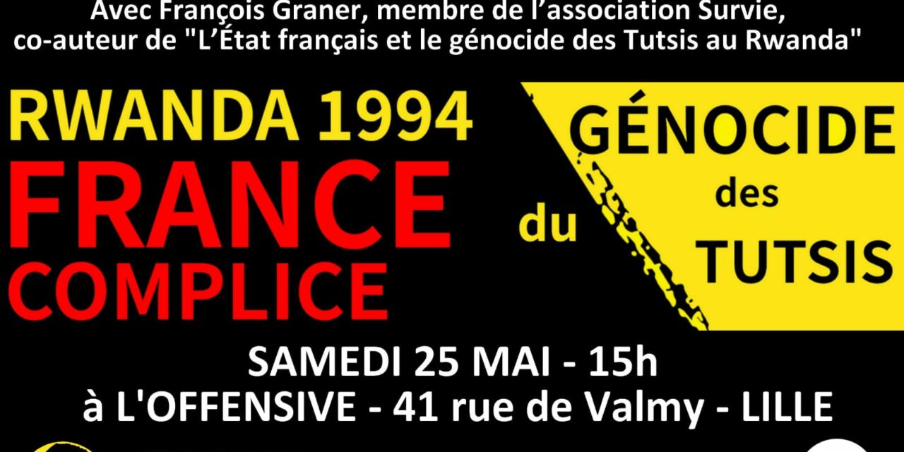 LILLE: CONFERENCE AVEC FRANCOIS GRANER