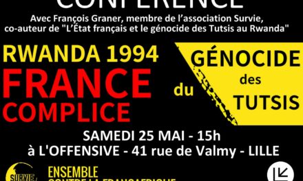 LILLE: CONFERENCE AVEC FRANCOIS GRANER