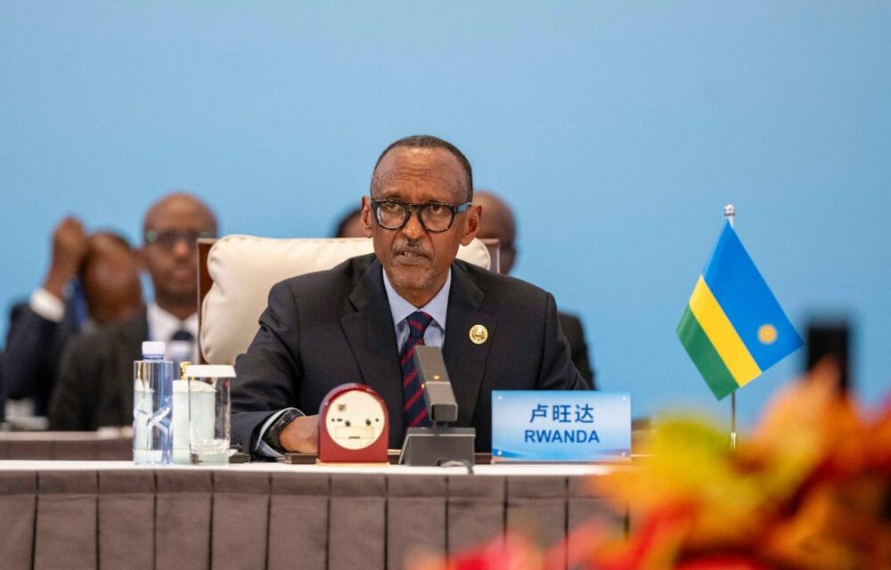 Au sommet Chine-Afrique, Kagame s’oppose aux modèles de gouvernance imposés de l’extérieur